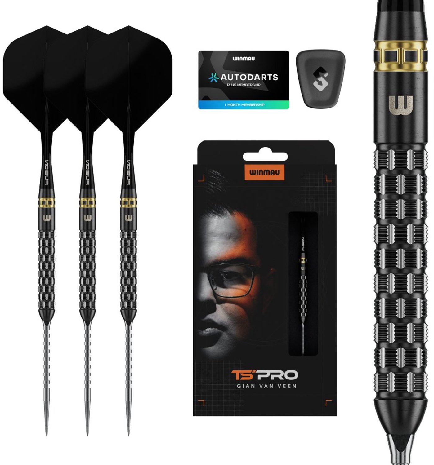 Winmau Gian van Veen TS Pro Switch Point 90% - Dartpijlen