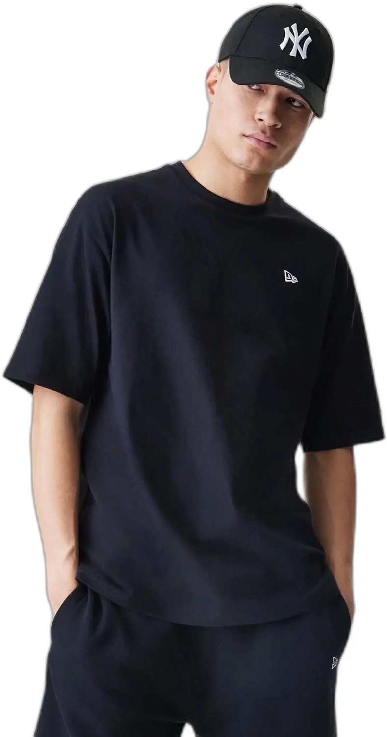Oversized T-shirt New Era Essentials Zwart