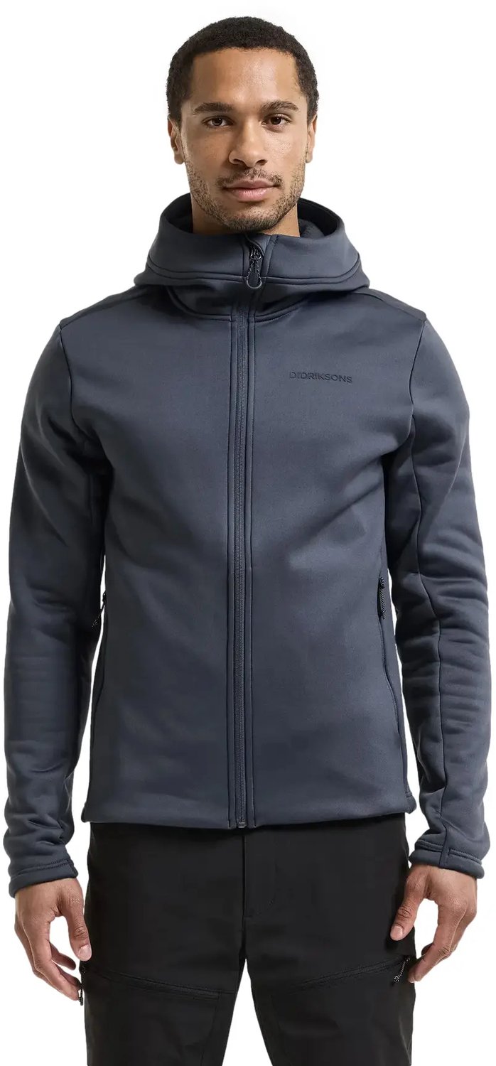 Jas met volledige rits Didriksons Field Blauw