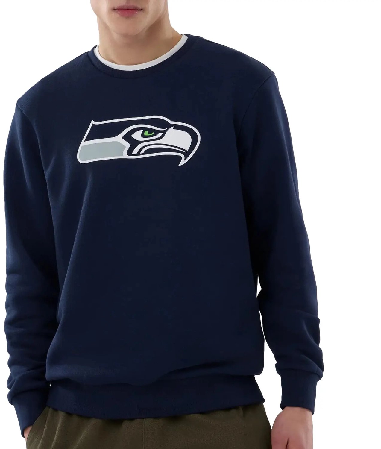 New Era Nfl Seattle Seahawks Sweatshirt M Man Blauw