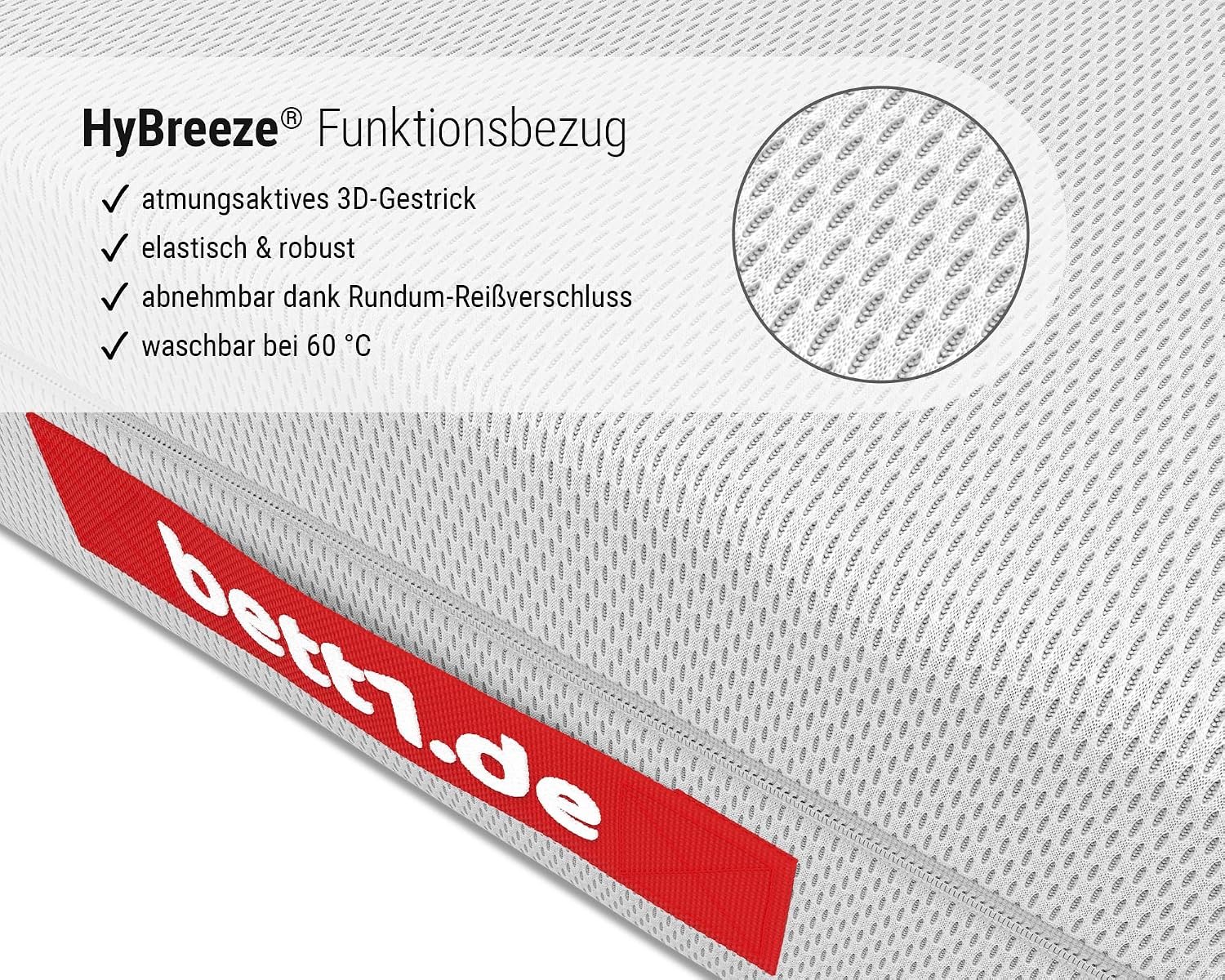 Ergonomisch Boxspring Matras 160 x 200 x 28 cm - 2-in-1 Keerbaar Matras Zacht & Stevig - Luxe QX-Schuim Matras met OEKO-TEX Certificering