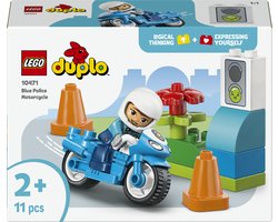 LEGO 10471 Blue Police Motorcycle