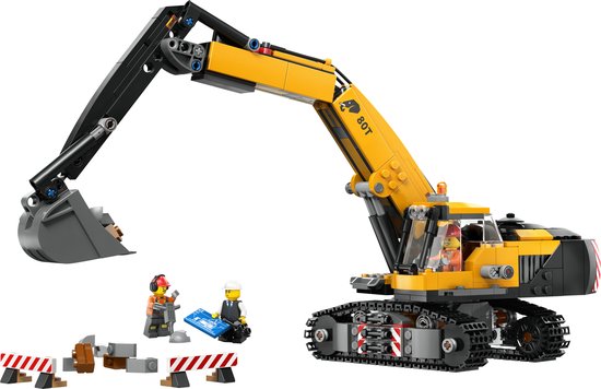 LEGO City Gele graafmachine Voertuig Speelgoed voor Kinderen 60420 — cadeau in Spellen & Speelgoed - foto 8