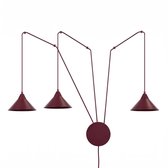 ABRAMO 3 BURGUNDY