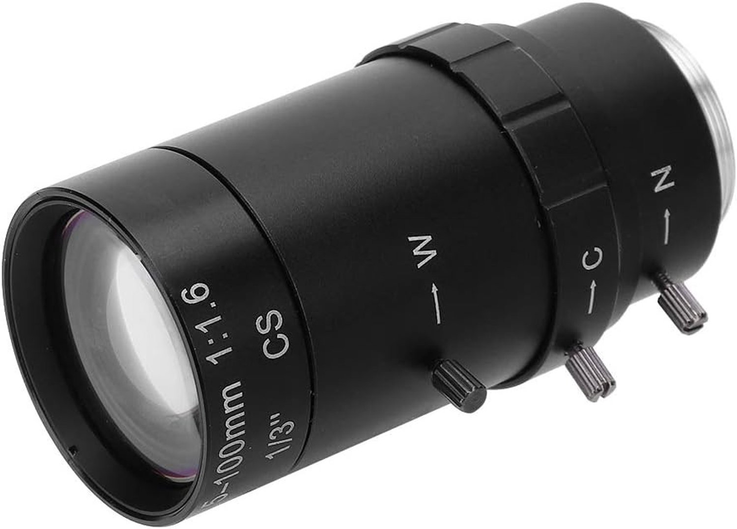 CCTV Lens met 1.3MP Zoom en Handmatige Diafragma 5-100mm - Vervangingsonderdeel voor Bewakingscamera's, Lage Vervorming en Hoge Compatibiliteit