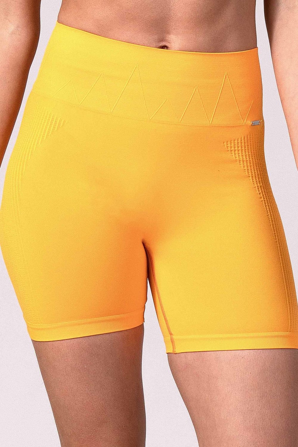 REVIVE Trofa - Sportshort Dames - High Waist, Yoga - Zinnia Orange - Maat S