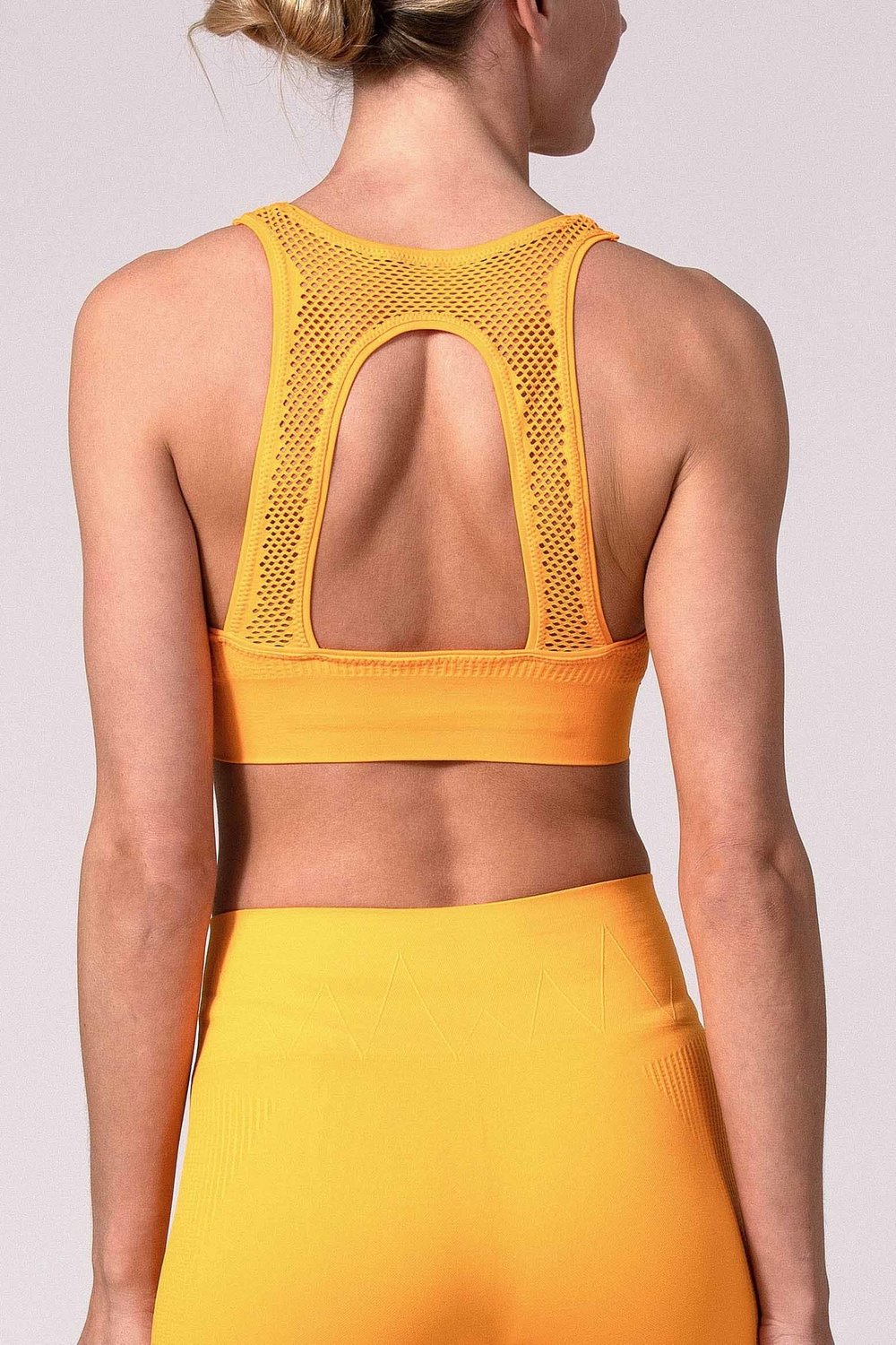 REVIVE Trofa - Sport-bh Dames - Uitneembare Cups, Yoga - Zinnia Orange - Maat S