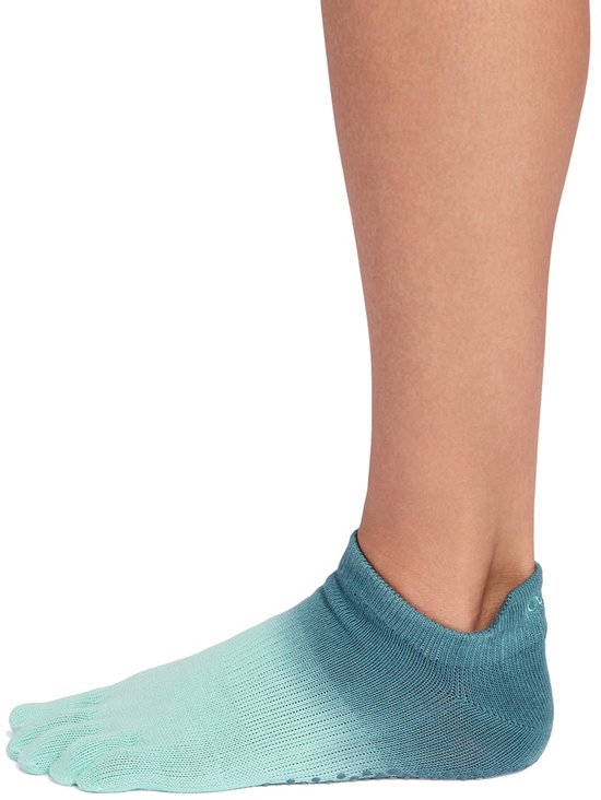 ToeSox Yoga No-Show Grip Socks teensokken - Smaragdgroen - 39-42 van ToeSox — afbeelding 2