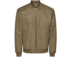 ONLY & SONS - ONSLUCAS FAKE SUEDE BOMBER OTW NOOS Heren Jas