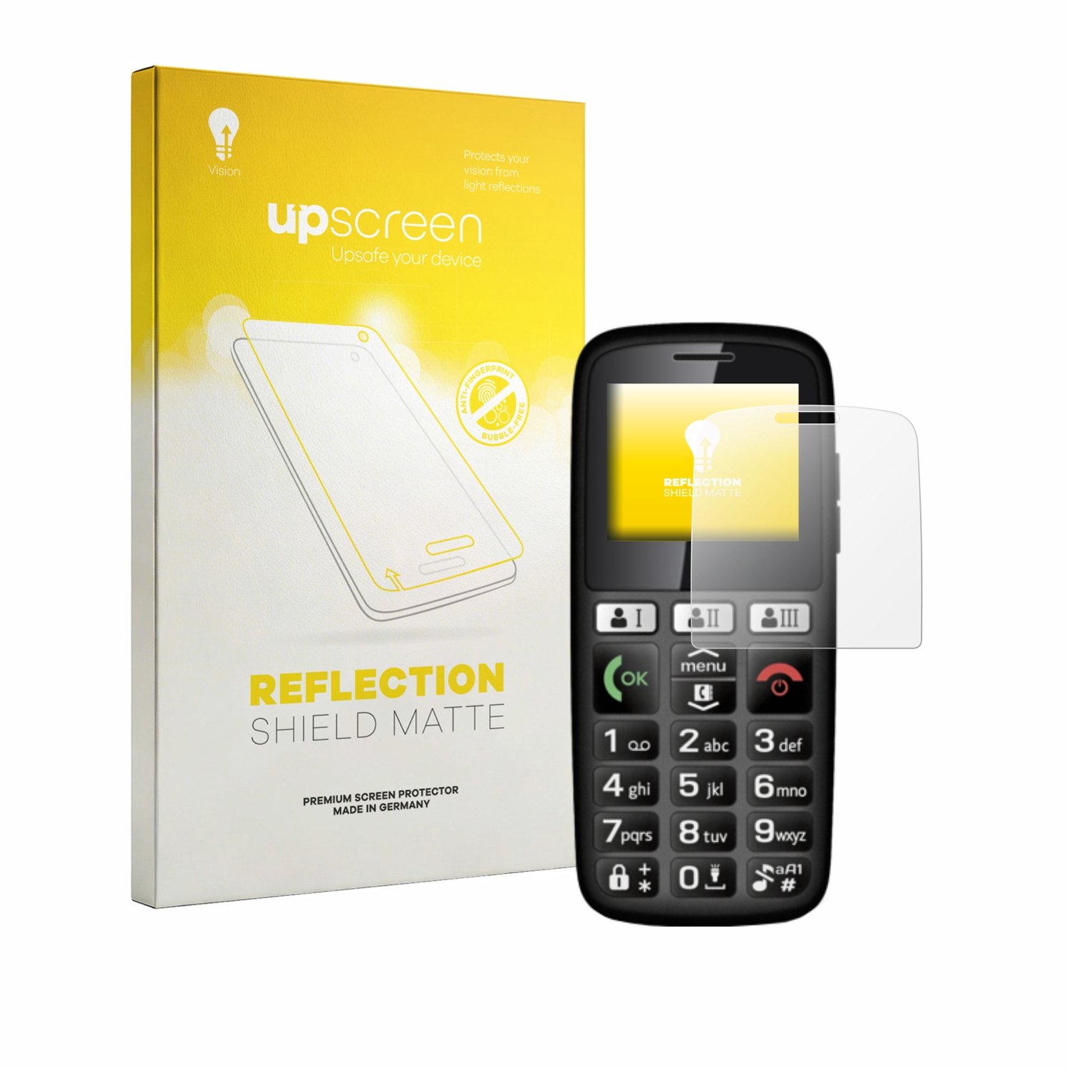 upscreen - Screenprotector voor Emporia emporiaHAPPY - Folie Beschermfolie anti glare matte