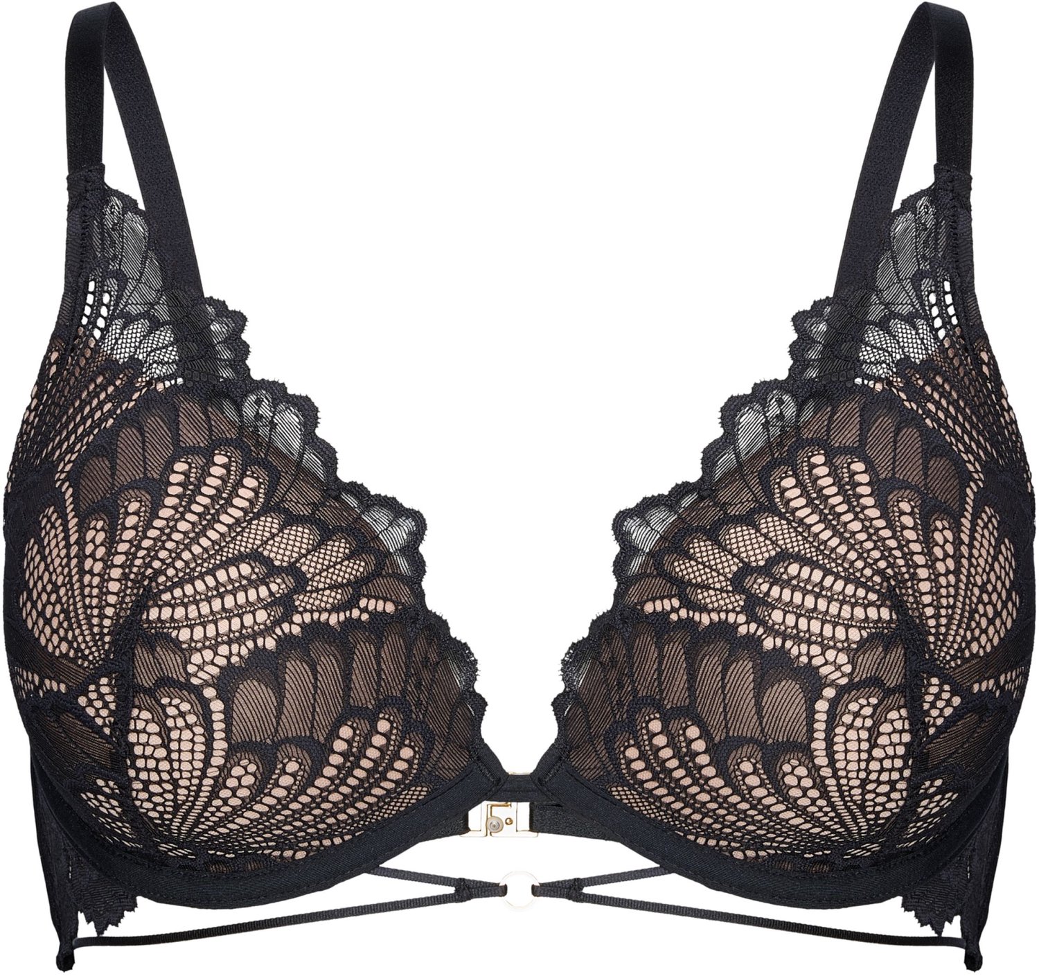 ESOTIQ Sonia - Push-upbeha - Zwart - Met beugel Zwart;Beige