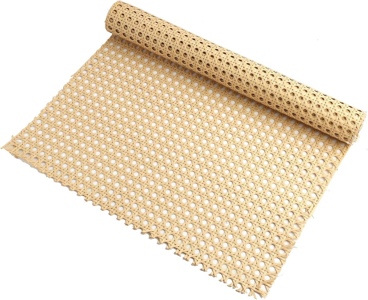 Rol van 40 x 100 cm, Rotan Riem voor Vlechtwerk, Rol van Rieten Doek, Meubels en Knutselprojecten, Duurzaam en Flexibel Materiaal voor Stoelen en Decoratie