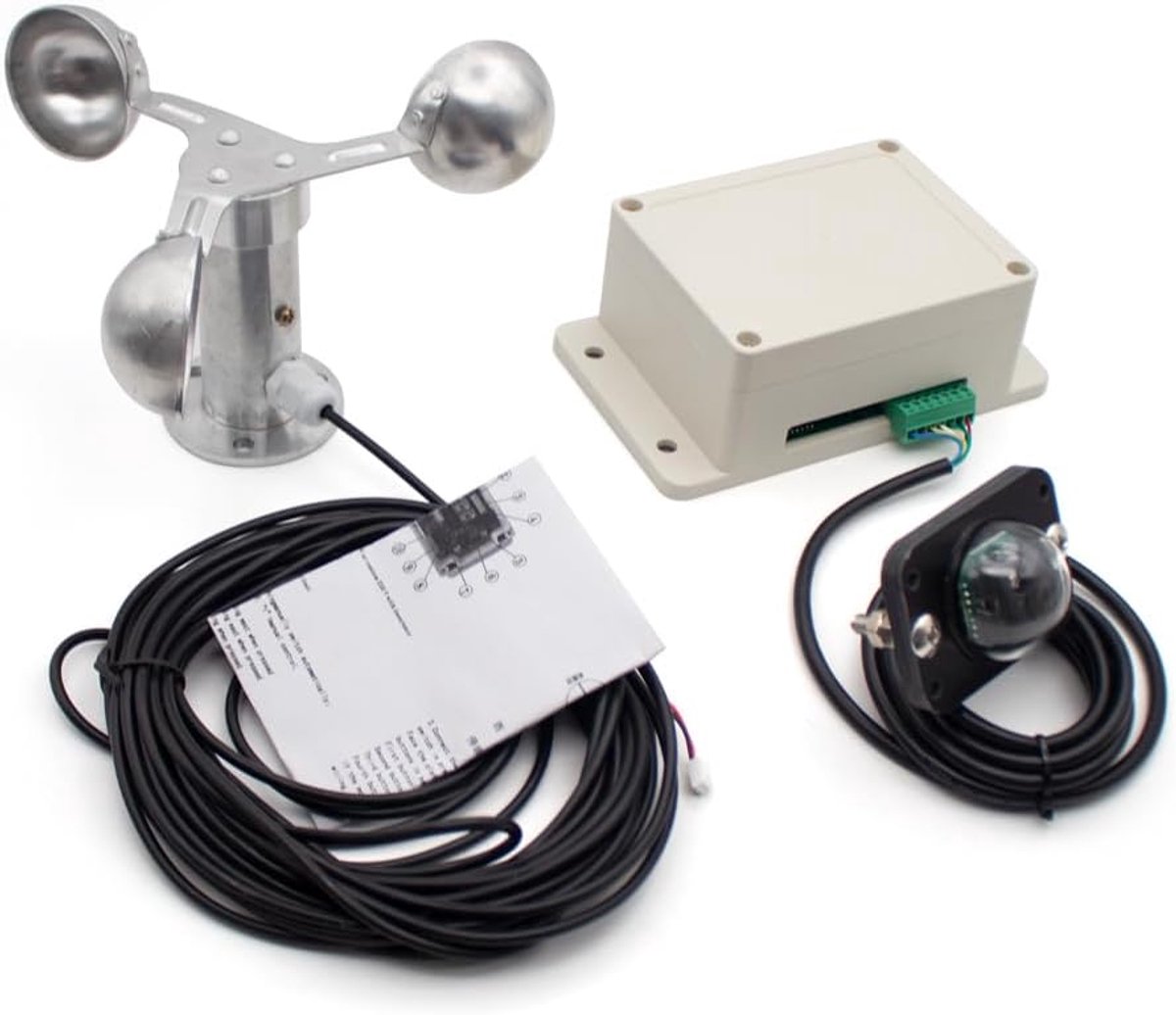 Dubbele as Solar Tracker, Sun Tracking System Tracking Controller Automatisch Handmatige Schakelaar Verticaal Richting Zon (Dubbele as en windsensor)
