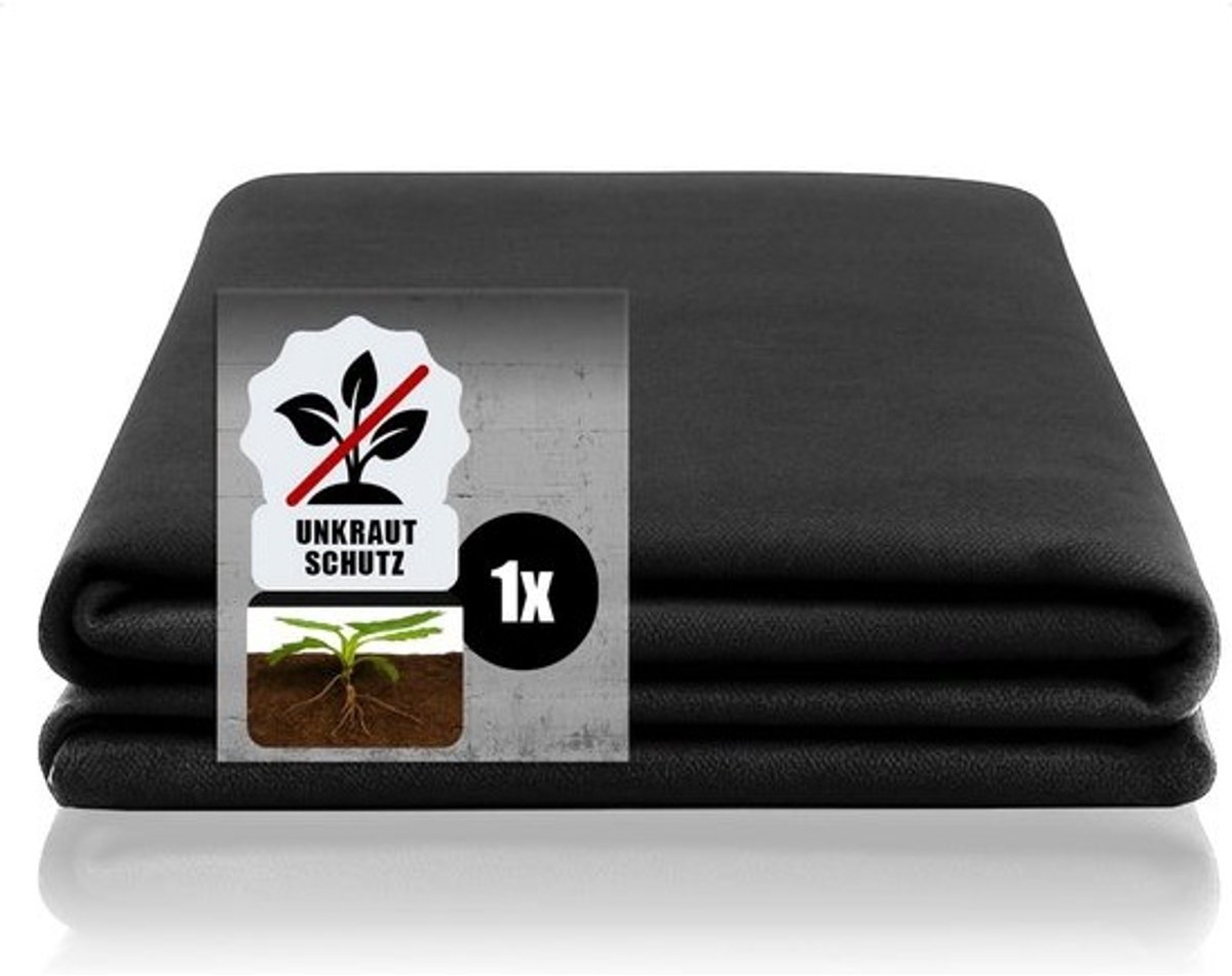 Onkruidvlies - Premium afdekvlies voor tuin en bouw - Bescherming tegen onkruid - 1,5x10m