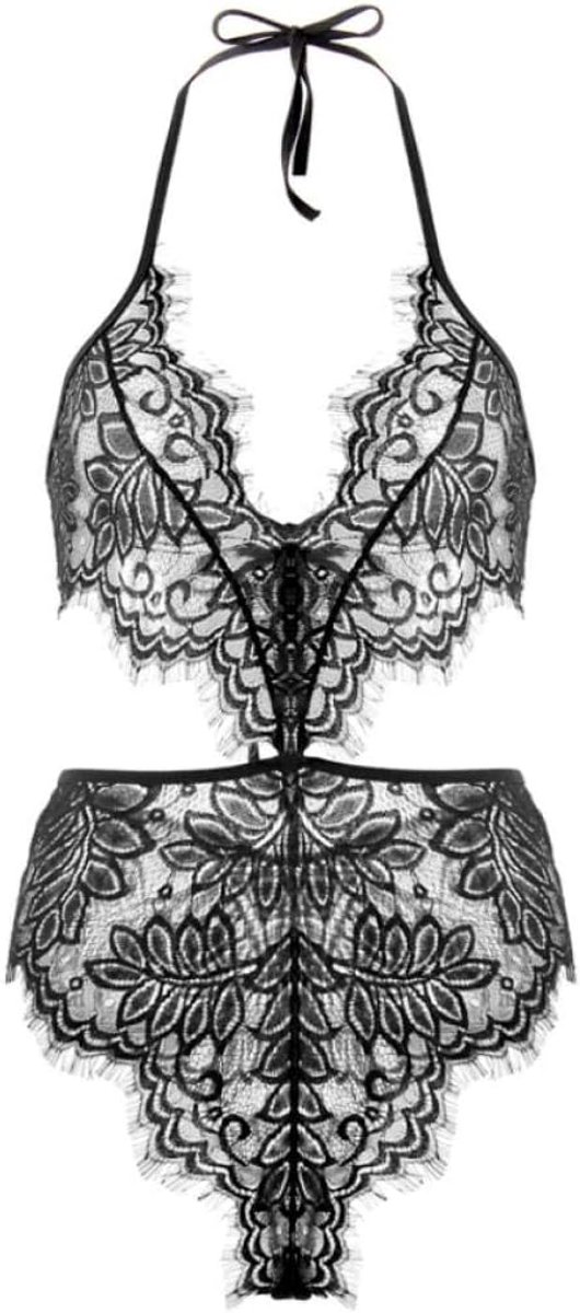 Dameskostuums Diepe V Erotische Lingerie Vrouwen Kostuums Kanten Beha Perspectief Ondergoed Sexy Lingerie Verleiding Dames