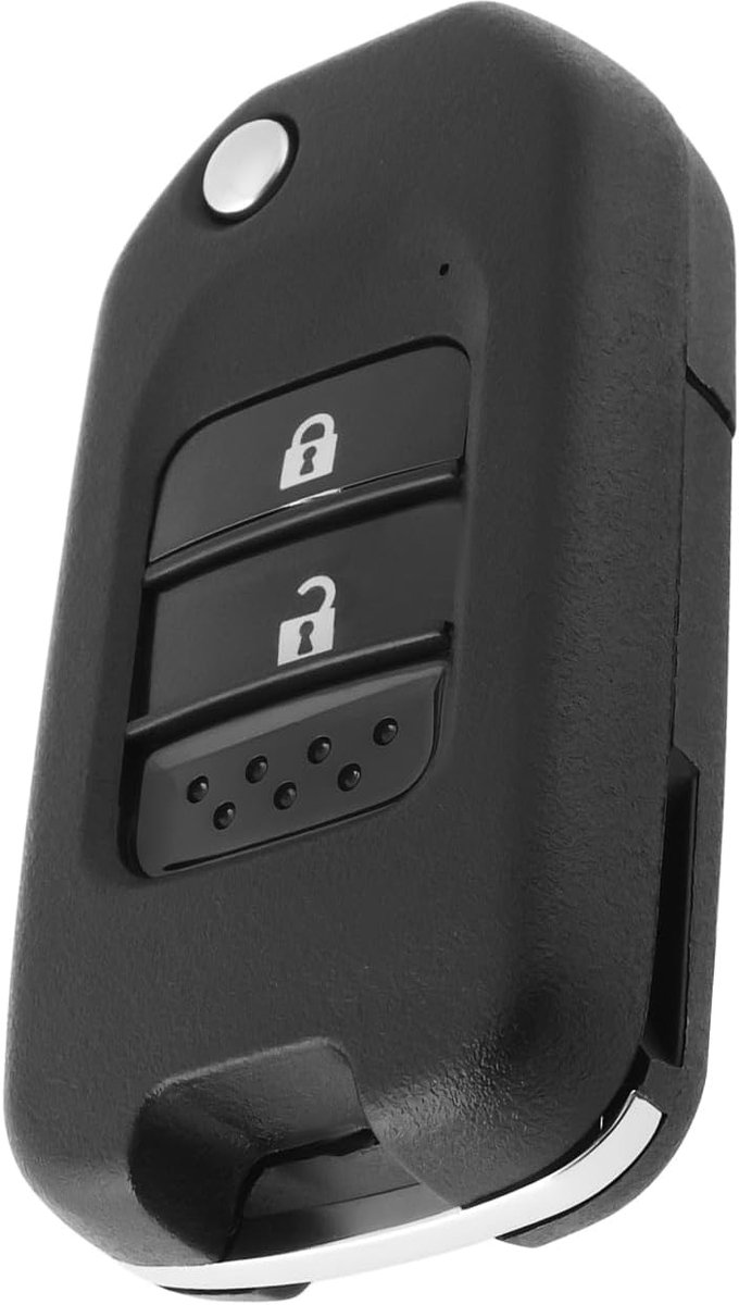 2 Knoppen Afstandsbediening Flip Key Case Compatibel Met Honda Jazz HON66 2015 2016 2017 2018 2019