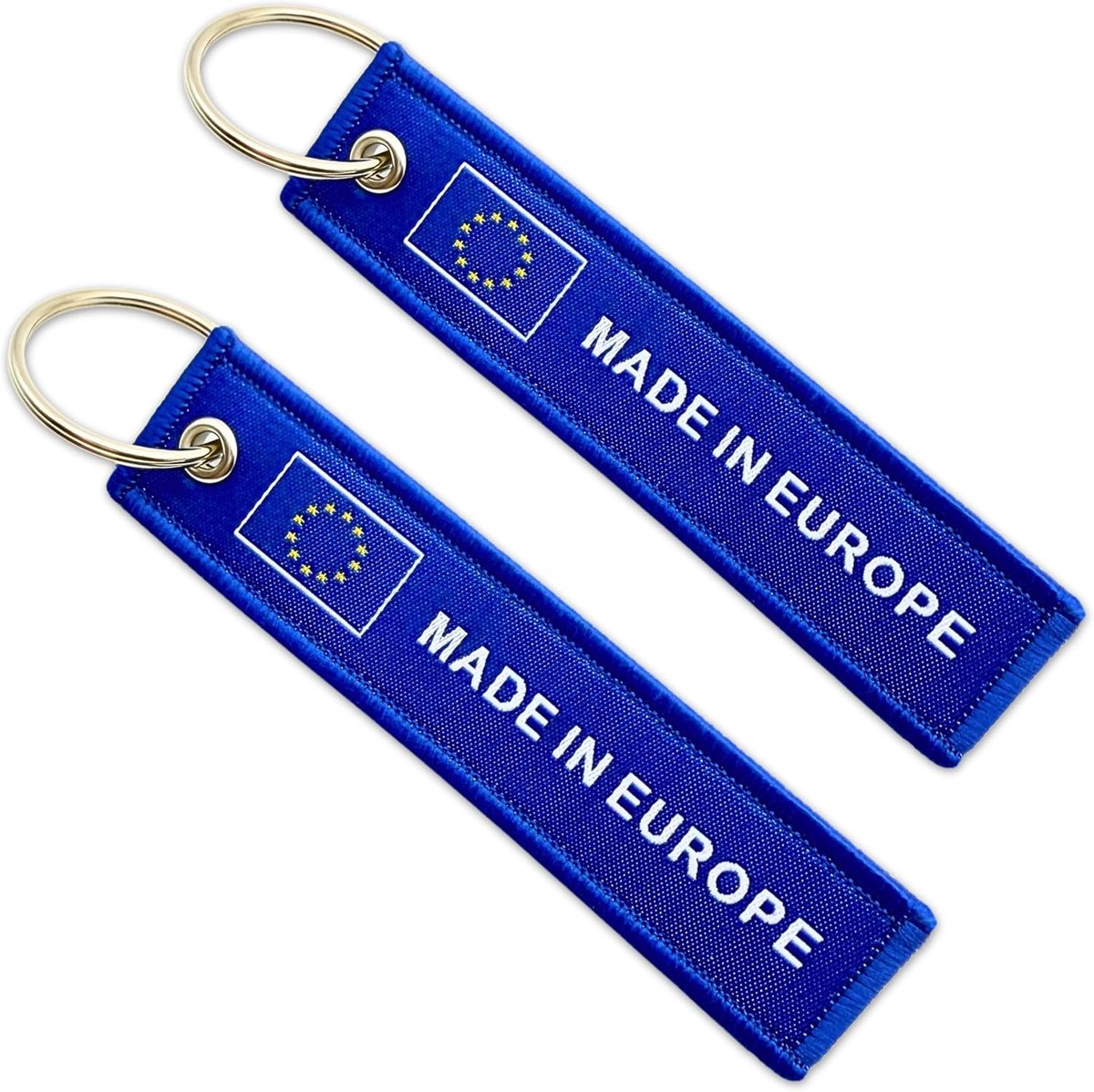 Sleutelhanger, duurzame polsband van katoen en polyester met nationale vlaggen, accessoire voor auto, motorfiets of tas, dubbelzijdig borduurwerk, cadeau voor mannen