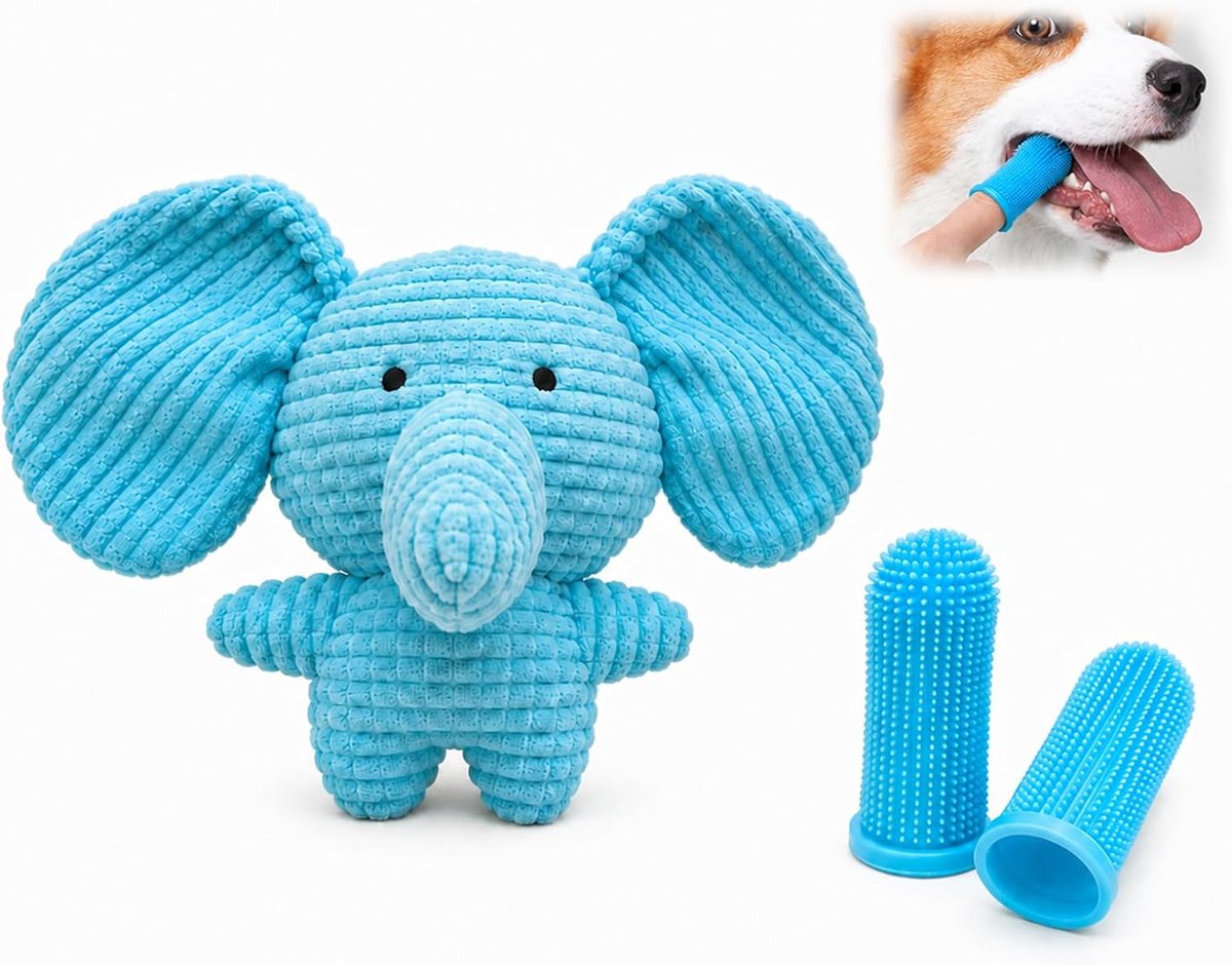 Pluche dier olifant voor honden