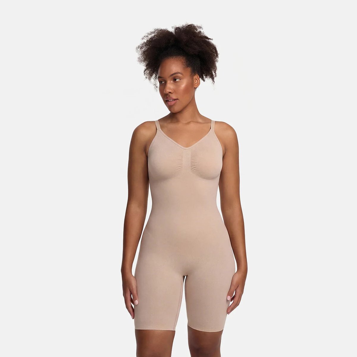 cfab by creamy fabrics Creamy Fabrics - Bodysuit Sculpting Shapewear Shorts - Ademend - Anti-Zweet - Ultra Zacht - Comfortabel - Sculptend - Perfect Voor Dagelijks Gebruik -