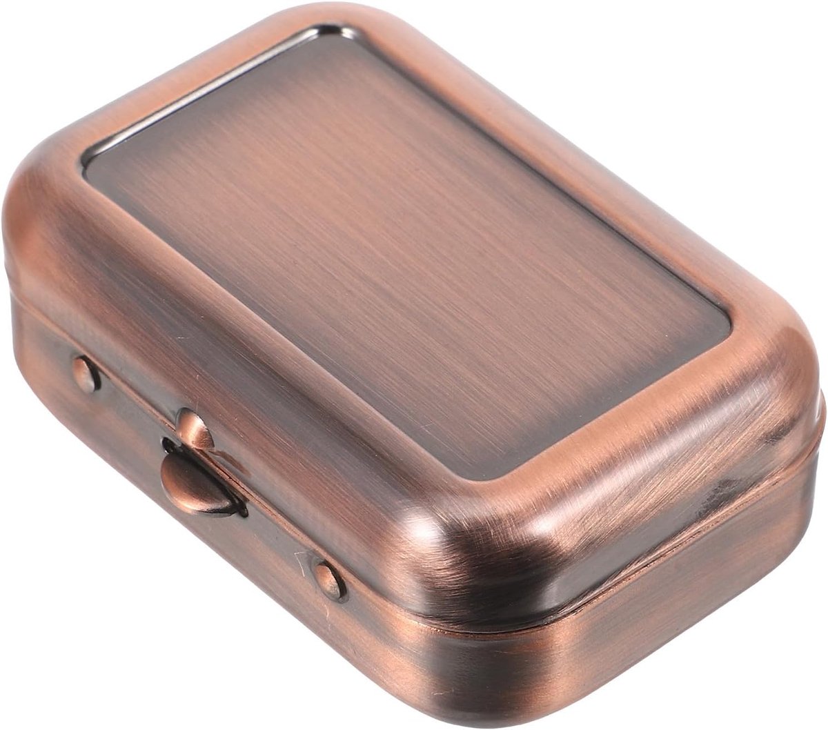 Elegante en draagbare asbak, metaal, duurzaam, rechthoekig, accessoires voor kamperen, reizen en buitengebruik