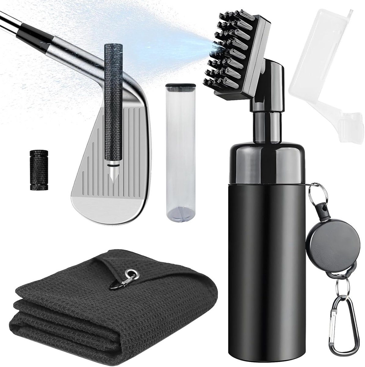 Reinigingsset voor golfclub, waterborstel en accessoires