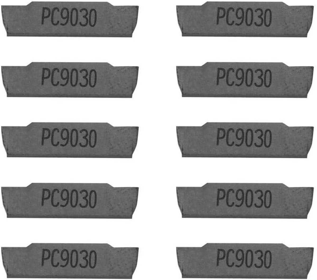 10 Stks CNC Inserts Hoge Nauwkeurigheid Rvs Rechthoek Vorm Snijgereedschap 1.5mm Breed