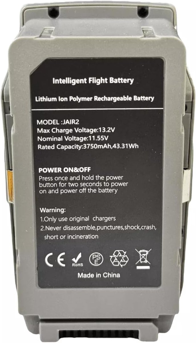 43,31 WH voor Mavic Air 2 / Air 2S intelligente vluchtaccu voor DJI Air 2 drone voor DJI Mavic Air 2S drone