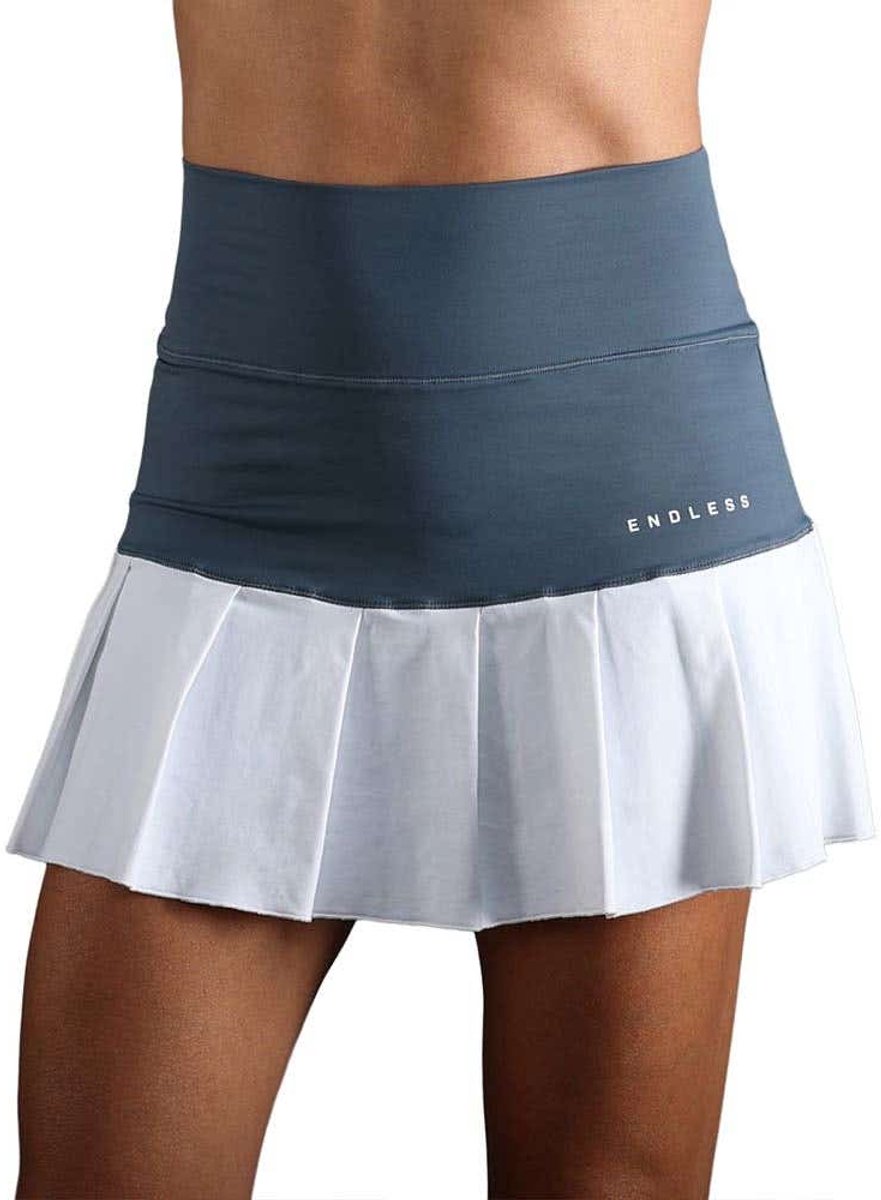 Falda Endless Ottey 40763 Deniim White Mujer L