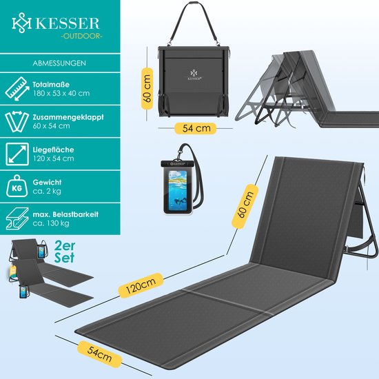 Kesser ligstoel strand vakantie van KESSER — afbeelding 4