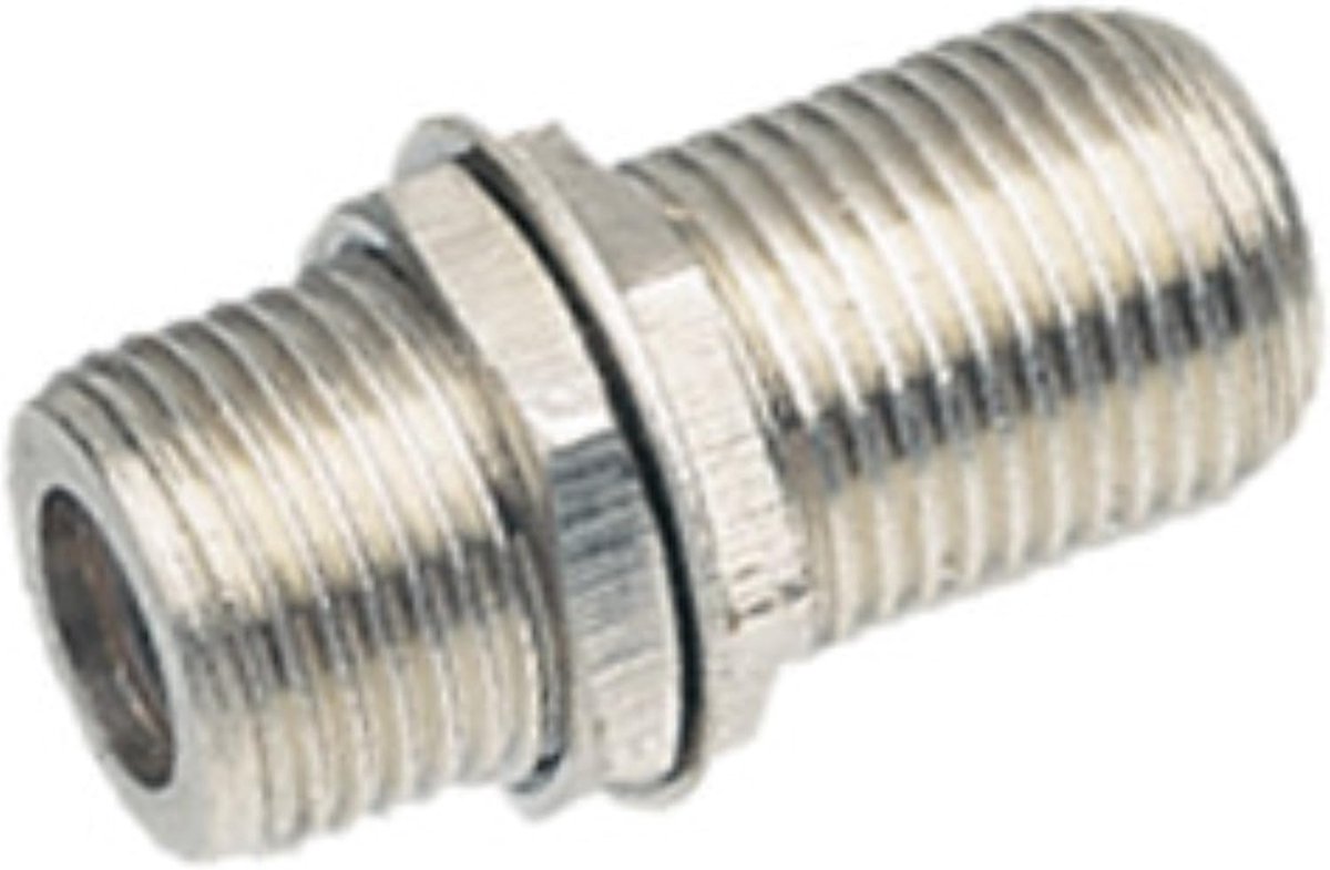 Adapter voor antennekabel, 2 aansluitingen, tv-stekker, satelliettelevisie