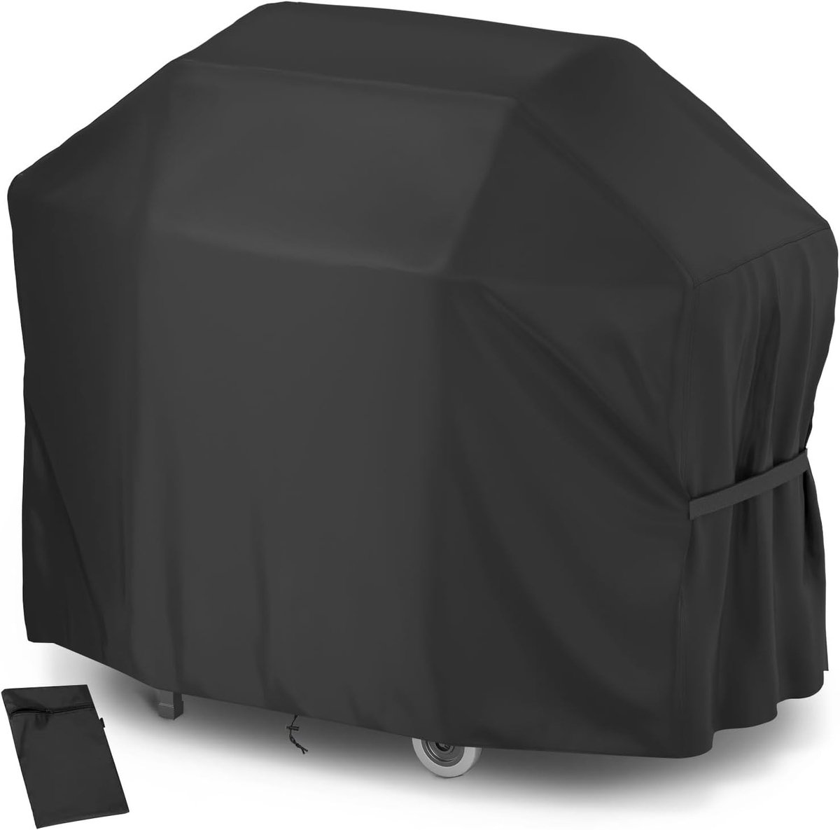SnelShoppen - Velway Barbecue Cover Waterproof 132x68x109cm - Heavy Duty Grillbescherming 210D Oxford Stof - Tuin, Buiten, UV Bescherming, Windproof,