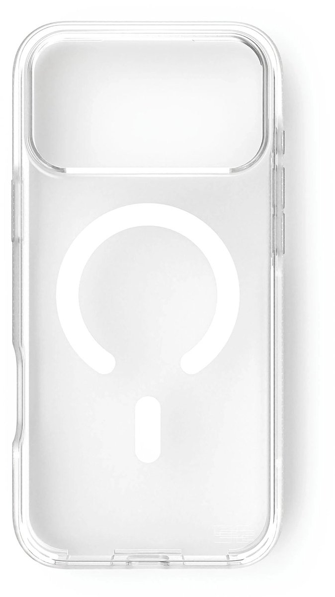 BodyGuardz Ace Pro Hoesje – Geschikt voor 18 Pro Max – Gemaakt van gerecyclede materialen – MagSafe compatible – Afneembaar polsbandje - Transparant