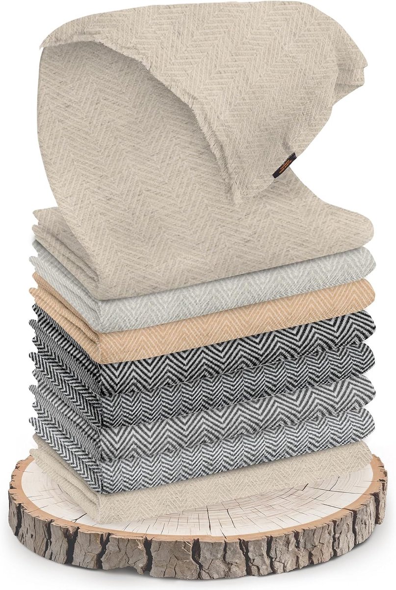 Kasjmier sjaal - handgeweven stola van 100% kasjmierwol - warme wikkelsjaal, halsdoek, hoofdwikkel-kasjmier sjaal voor dames en heren - gemaakt in Nepal