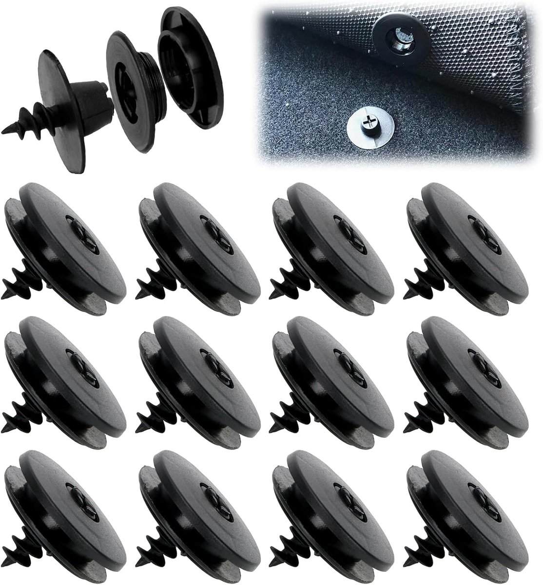 12pcs car mats clip - ShopVlot