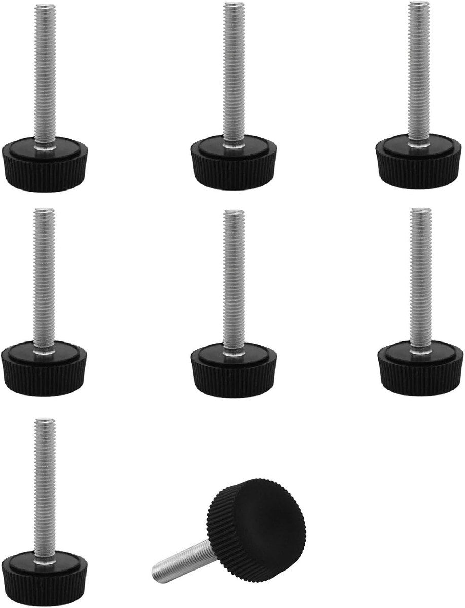 Meubelvoeten M5 x 30 mm - Verstelbare metalen ronde poten - Niveauvoet voor stabiliteit - ShopVlot