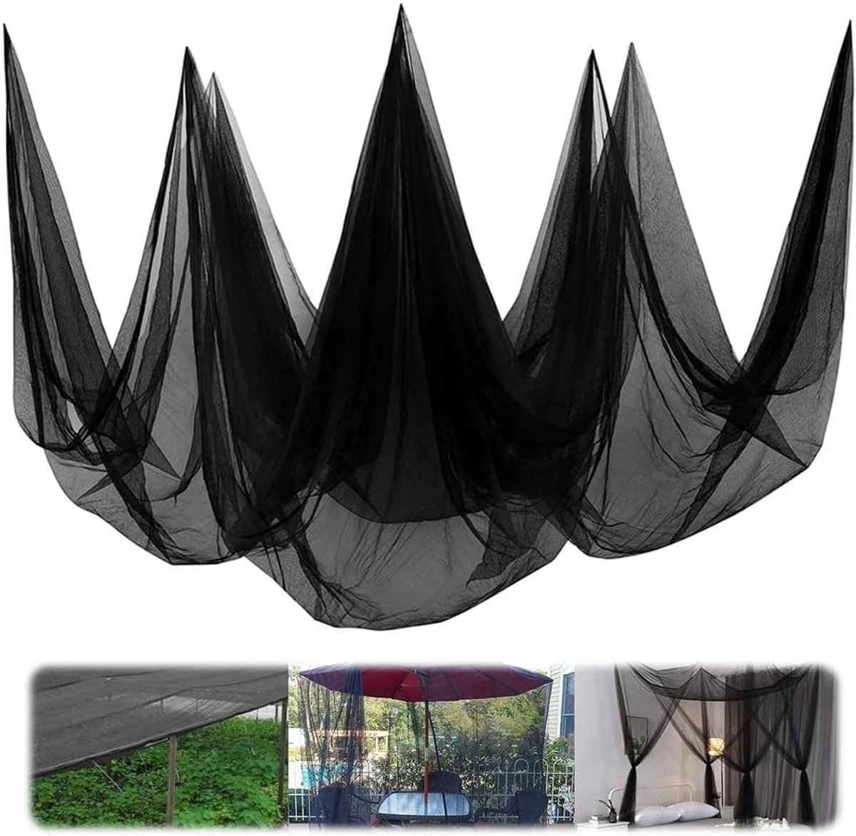 SnelShoppen - Insectenmesh Net 3 x 10 m - Ultra Dun Insectbeschermingsnet voor Tuin, Balkon, Patio, Camping - Perfect voor Groenten, Fruit & Bloemen