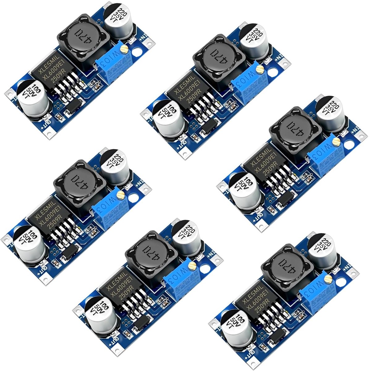 Step Up Converter 3V-32V naar 5V-35V - Verstelbare Spanningsregelaar - ShopVlot