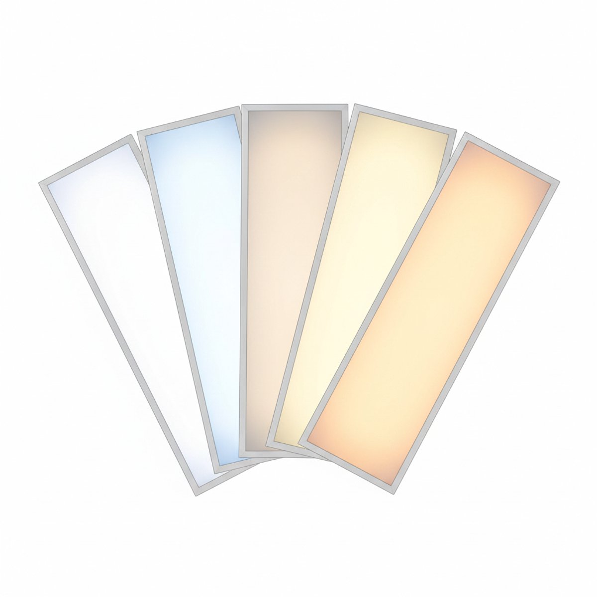 LED Paneel 30x120 - 5CCT - 28W - 3640-3920 Lumen - UGR<19 - 3000K t/m 6000K - wit frame - per stuk