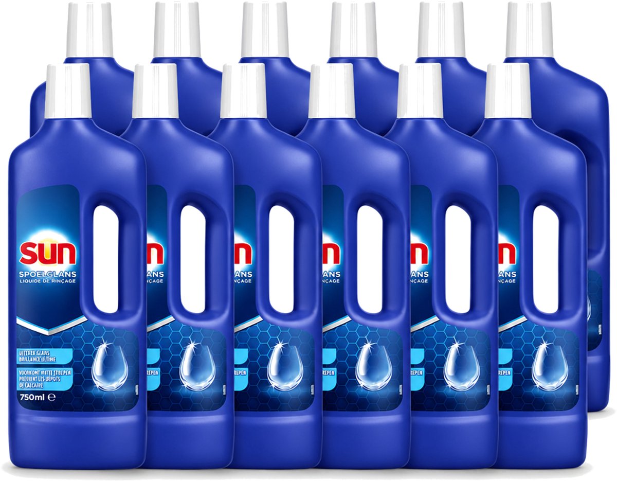 12 x Sun - Normaal - Spoelglans - 750 ml - Voordeelverpakking - 12 stuks