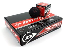 Dunlop  PROGRESS  -  Squashballen  halfgevorderde speler- 12box- zwart