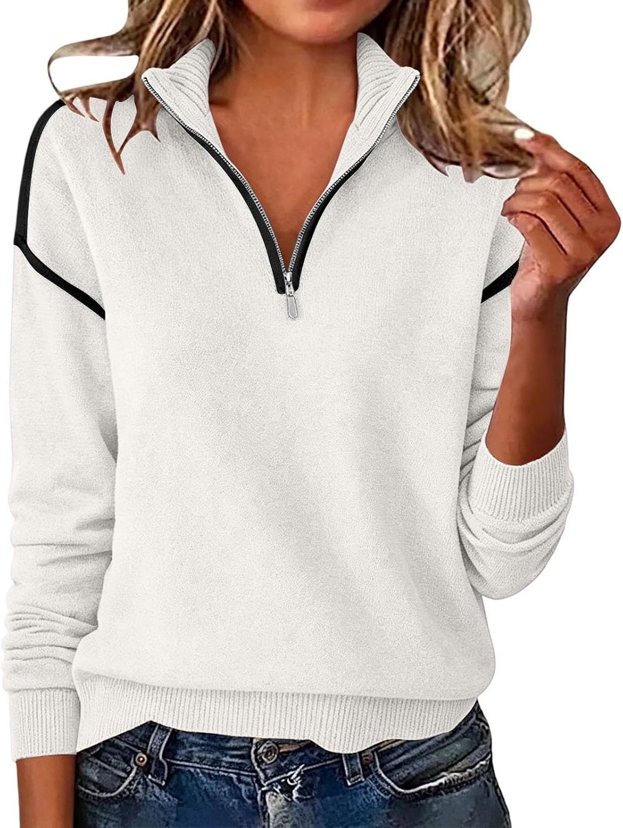 Oversized trui met lange mouwen