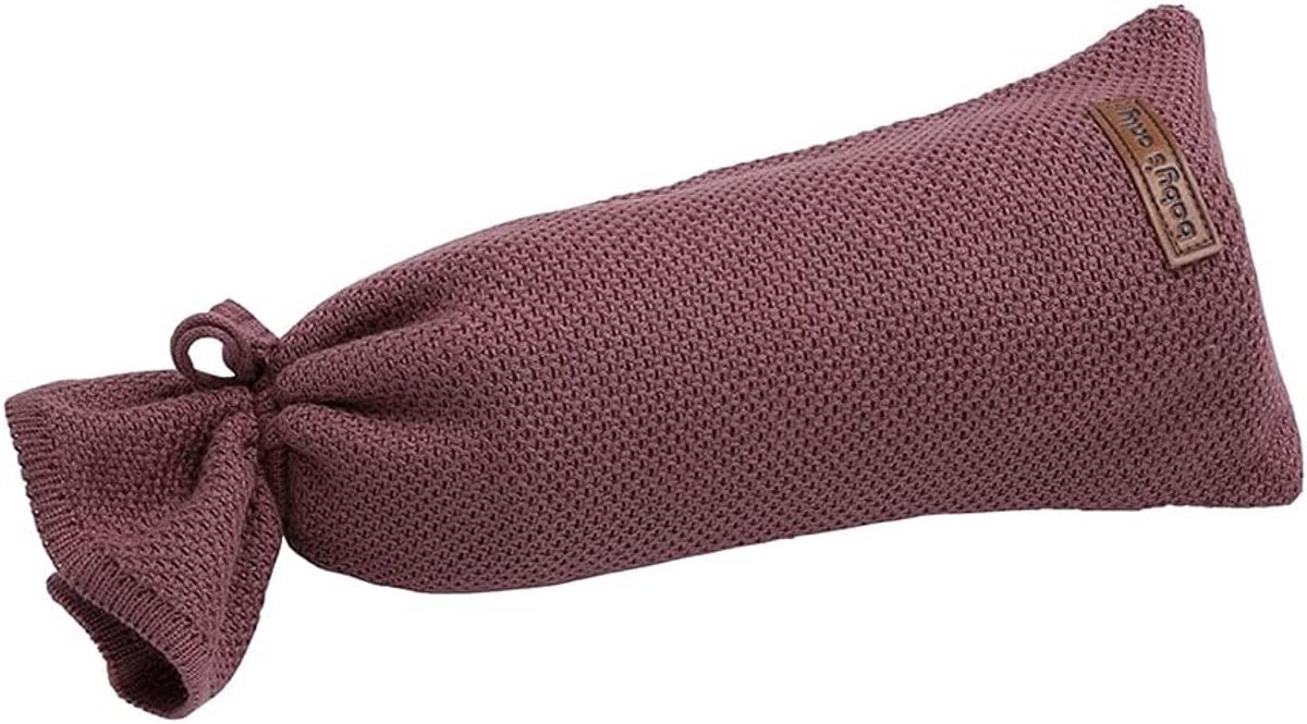 SnelShoppen - Knitted Baby Pitcher Bag - Beschermende Fleshoes voor Baby - Dubbelwandig - Zacht en Warm - Stone Red