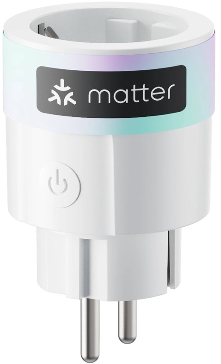 SwitchBot Plug Mini – Slimme stekker met Matter, energiemeting en spraakbediening – EU-model