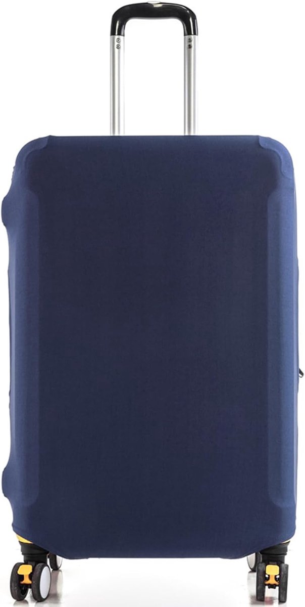 Kofferbeschermhoes, bagageafdekking voor reiskoffer met trolley, blauw, S, modern