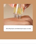 De applicator met balroltechnologie voor vloeibare applicatie zonder verspilling.