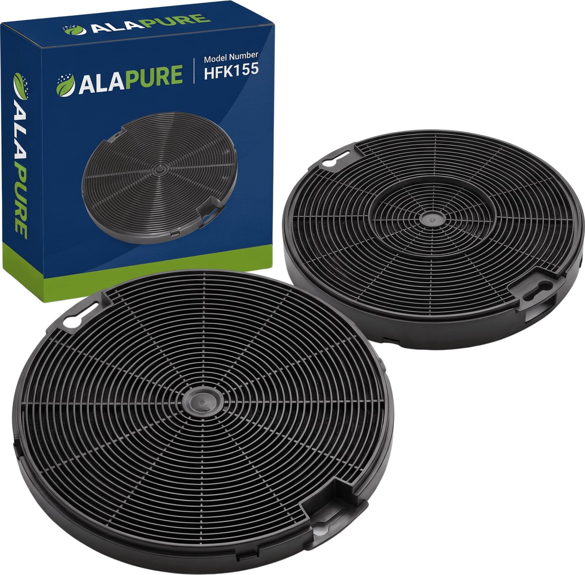 155 Koolstoffilter voor MCFE09 / 9029800548 / EFF75 / CR490 / 88023743 (2-pack)