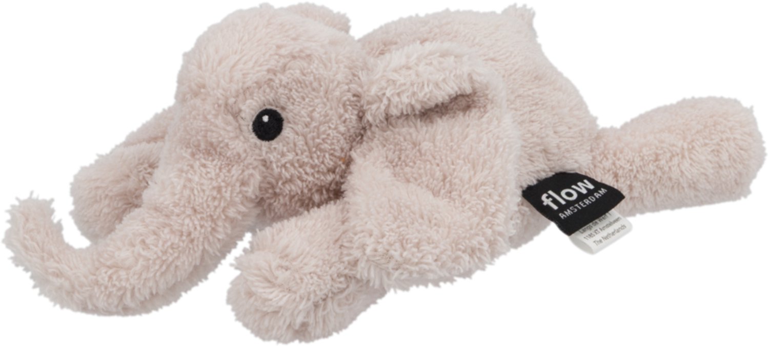 Flow Amsterdam - Knuffellampje - Olifant George - Blush - Rood & Wit licht - oplaadbaar