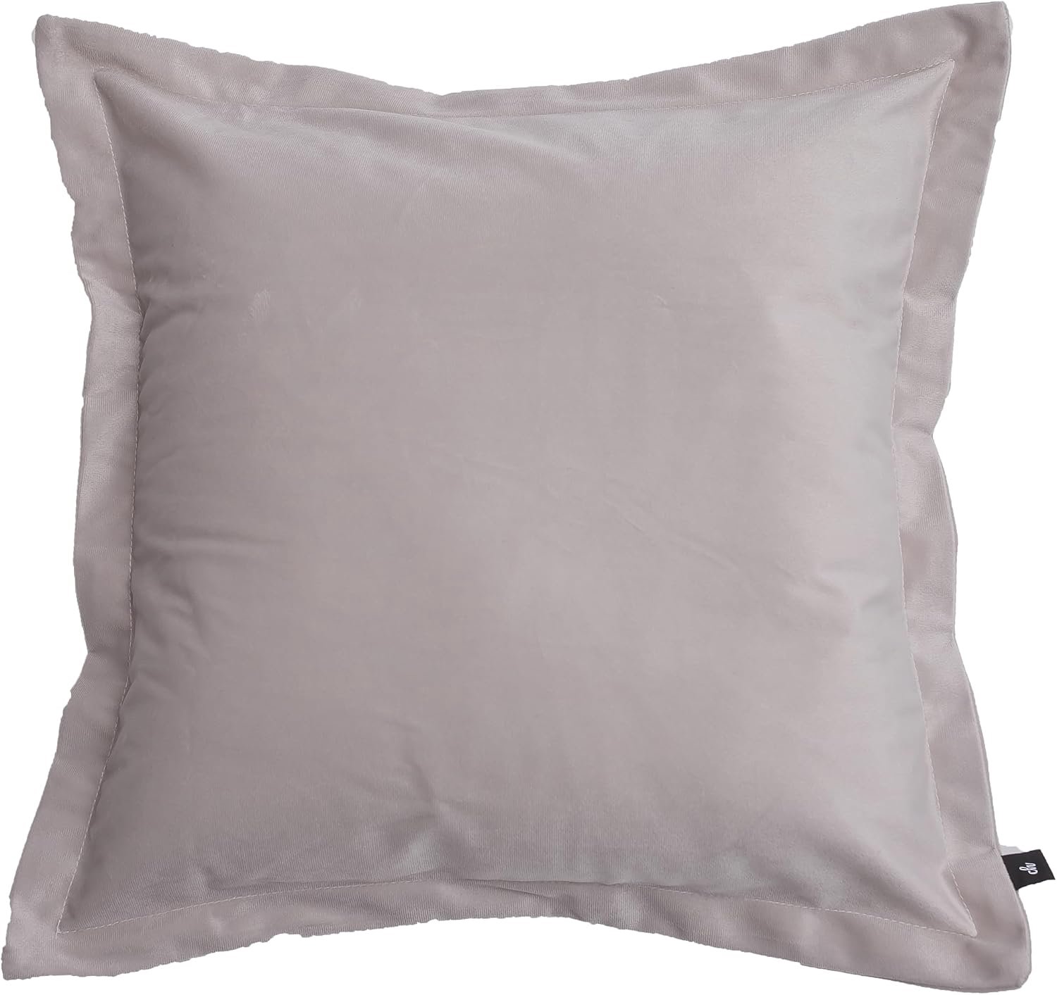Zachte Fluwelen Sierkussenhoes 45x45 cm - Zilverkleurig