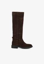 Shabbies Amsterdam - DUCK HIGH BOOT Boot Suede Dark Brown - Maat 38