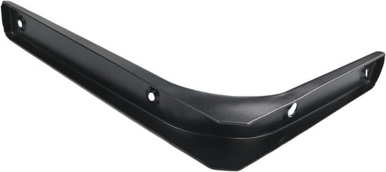 Hoekige Plankhouders, 8 Stuks, 250 x 300 mm, Zwart, Metalen Hoeksteunen voor Planken, Muurbevestiging, DIY Projecten, Stevige Plankondersteuning en Montageaccessoires — afbeelding 2